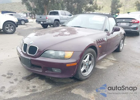 1997 BMW Z3 1.9L Roadster z USA, uszkodzony, nr VIN 4USCH7326VLE04550